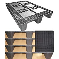 Cenni 12080 Juego de 5 Palés de Plástico 1200 x 800 con 3 Barras- fabricado en Italia